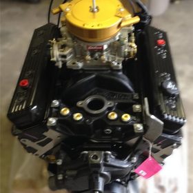 NEW 5.7L GM Marine Extended Base Engine w Carb & Ignition