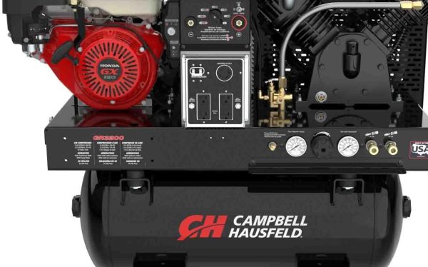 3-in-1 Compressor-Generator-Welder Combo with Honda GX390 Gas Engine 5000W