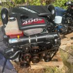 2006 Mercruiser 8.1L 496 MAG HO 425 HP Marine Gas engine with transmission